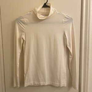 LOFT Cream Turtle Neck Top Size Petite XXSP